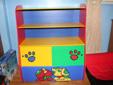 TOY BOX WITH SHELVES