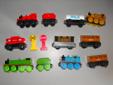 WOODEN THOMAS & FRIENDS TRAINS AND TRACK LOT